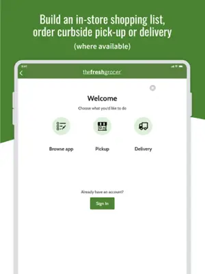 The Fresh Grocer android App screenshot 1